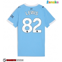 Ženske Nogometnih dresov Manchester City Rico Lewis #82 Domači 2025-26 Kratki rokavi